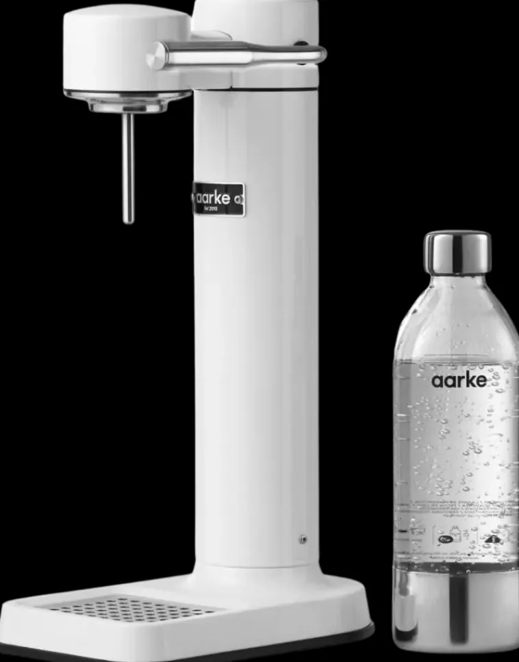 Aarke Vesi Ja Juomat<Carbonator 3 Hiilihapotuslaite, Sisaltaa Pullon, Valkoinen