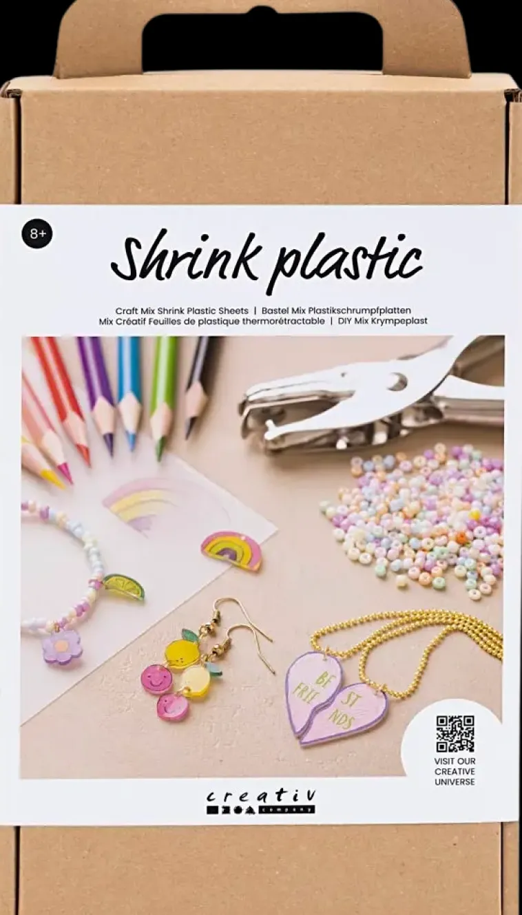 Ei merkkiä Askartelutarvikkeet<Askartelupakkaus, Kutistemuovikorut