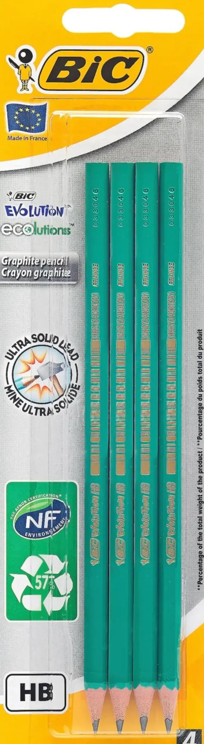 BiC Toimistotarvikkeet>Evolution Lyijykyna 4Kpl