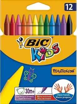 BiC Toimistotarvikkeet>Kids Plastidecor Muovivahaliitu 12Kpl