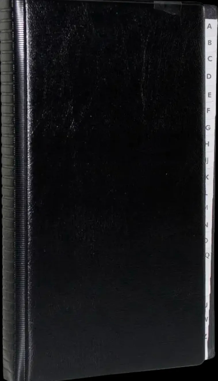 BNT Scandinavia Toimistotarvikkeet>Puhelinmuistio Musta A-O/A-Z