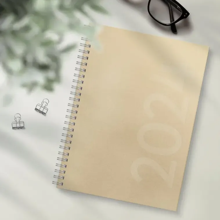 Burde Kalenterit>Kalenteri 2024 Business Savanna Beige