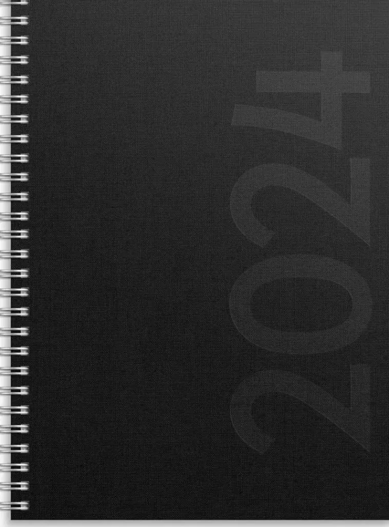 Burde Kalenterit>Kalenteri 2024 Business Savanna Musta