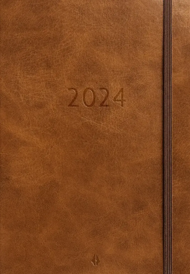 Burde Kalenterit>Kalenteri 2024 Business Forma Deluxe Ruskea