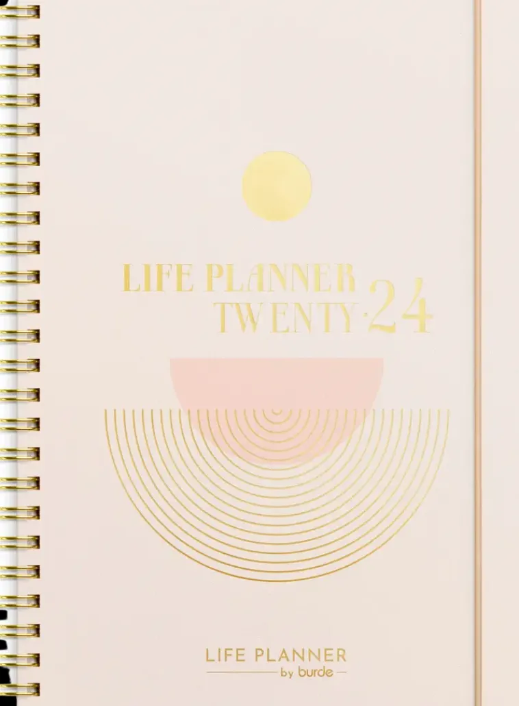 Burde Kalenterit>Kalenteri 2024 Life Planner Pink