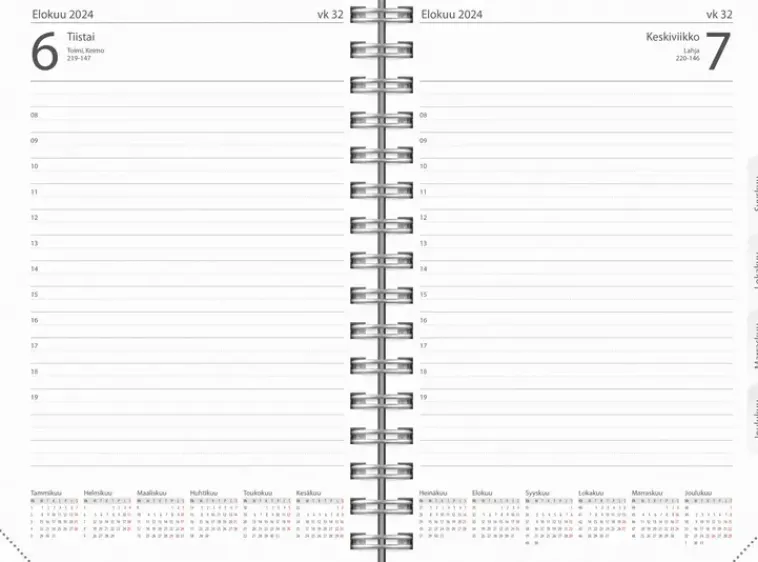 Burde Kalenterit>Kalenteri 2024 Paivakirja Eco