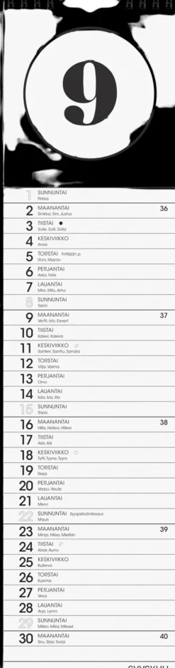 Burde Kalenterit>Seinakalenteri 2024 Simply