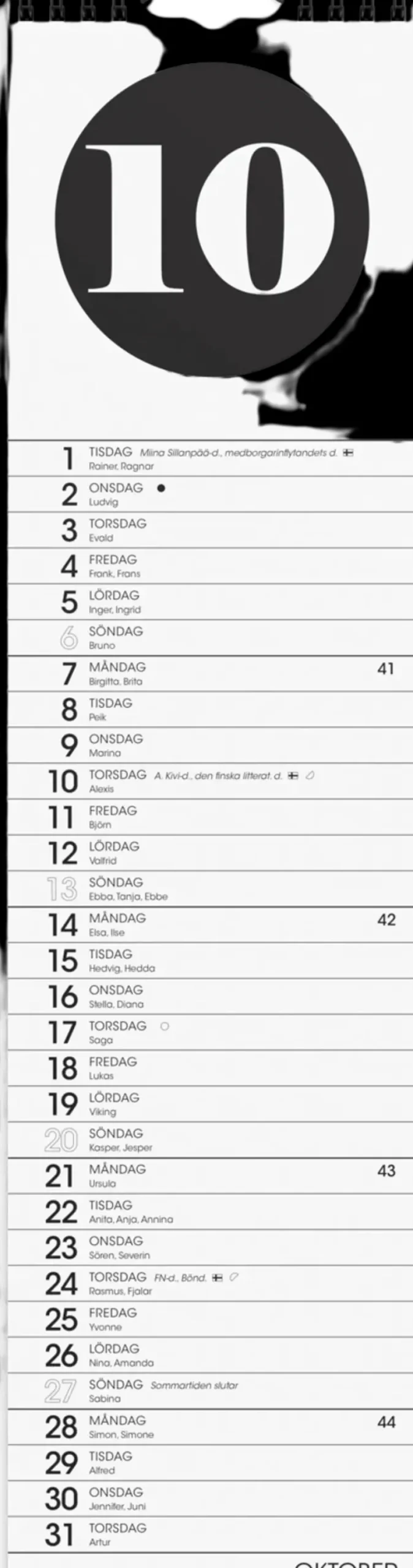 Burde Kalenterit>Seinakalenteri 2024 Simply