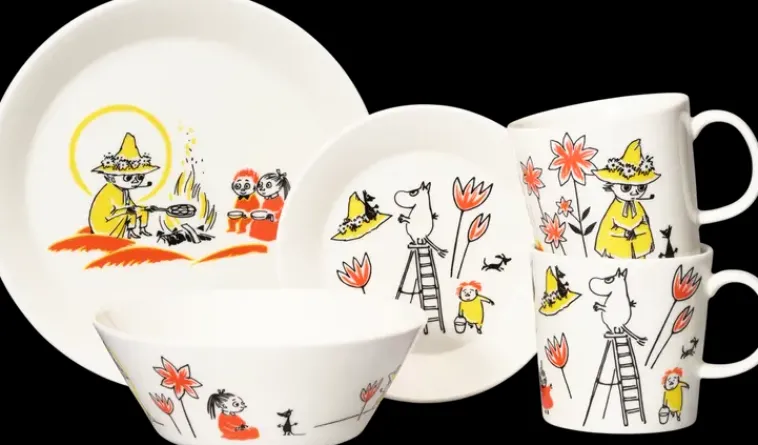 Moomin Arabia Finland Astiat>By Arabia Muumi Lautanen Abc Nuuskamuikkunen 19 Cm