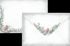 J.K. Primeco Askartelutarvikkeet>C6 Kirjekuori Punatulkku 10Kpl/Pkt