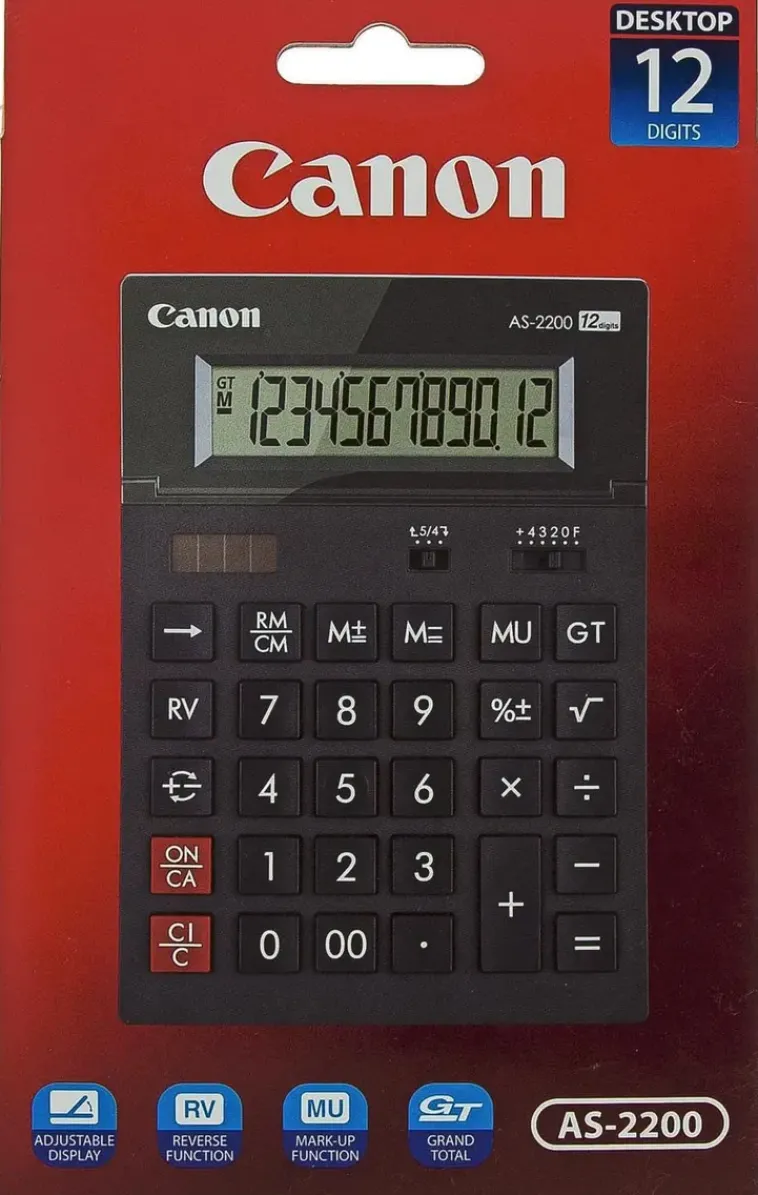 Canon Laskimet>As-2200 Laskin Musta