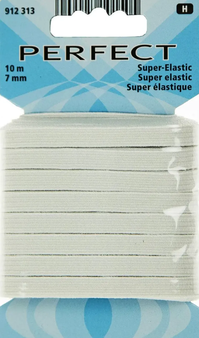 Prym Käsityötarvikkeet>Coats Opti Crafts Kuminauha 7Mm 10M Valkoinen