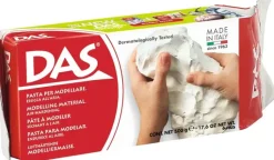 DAS Askartelutarvikkeet<500G Muovailumassa Valkoinen, Ilmassa Kuivuva