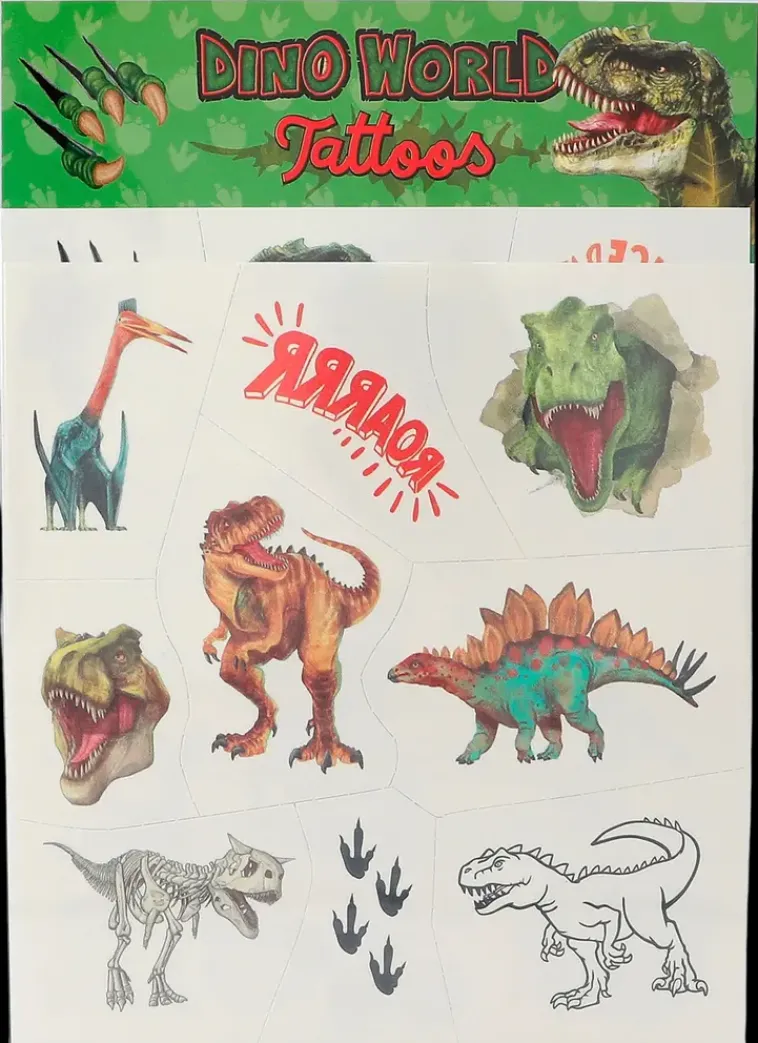 Dino World Askartelutarvikkeet<Tatuoinnit