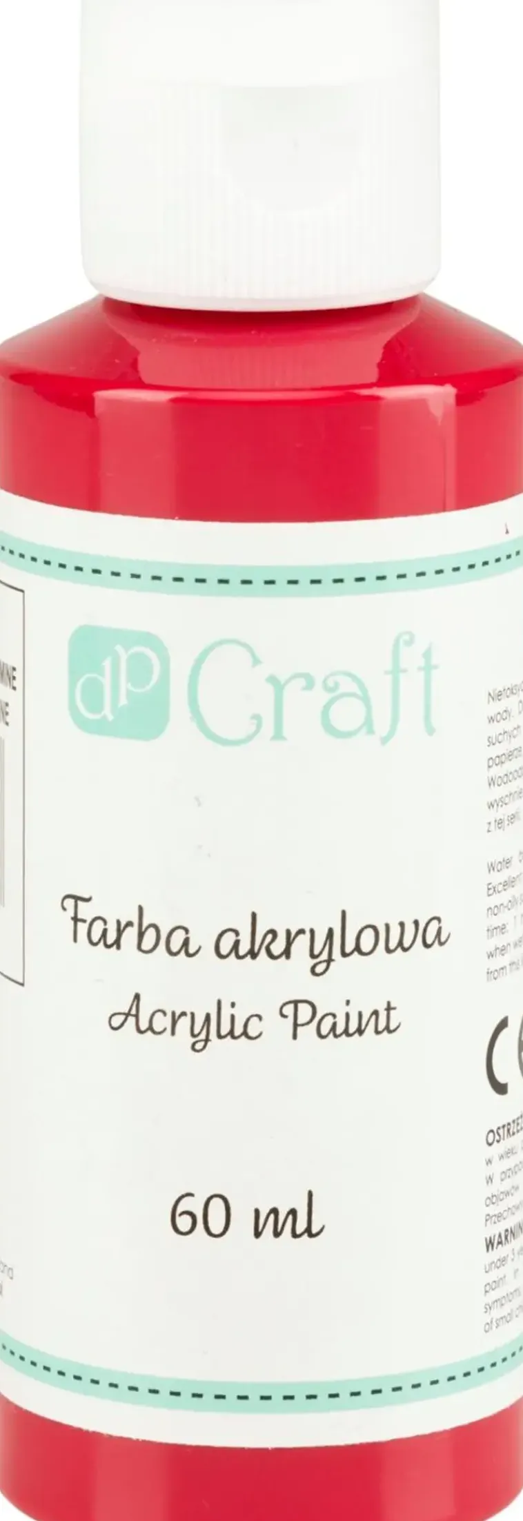 Dp Craft Askartelutarvikkeet<Akryylivari 60Ml Karmiininpunainen 025