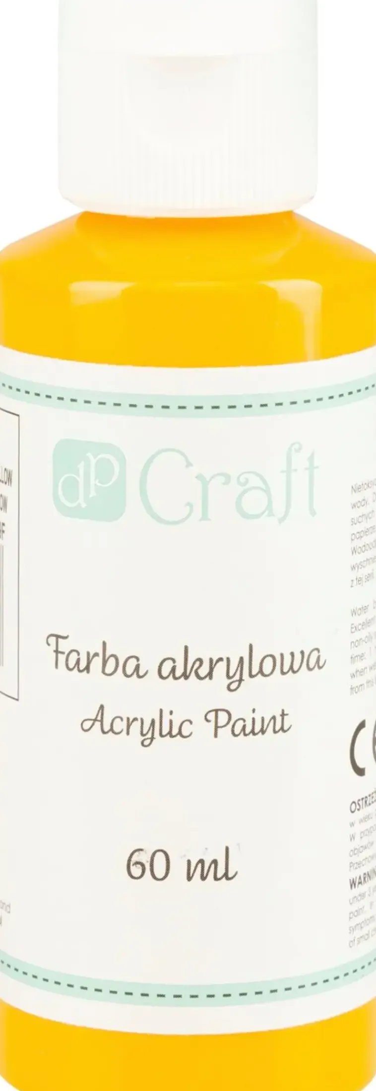 Dp Craft Askartelutarvikkeet>Akryylivari 60Ml Keskikeltainen 024