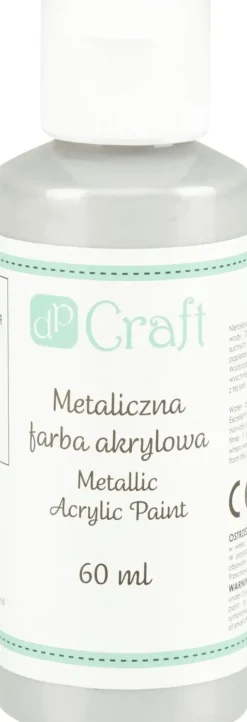 Dp Craft Askartelutarvikkeet>Akryylivari 60Ml Metallihopea 002