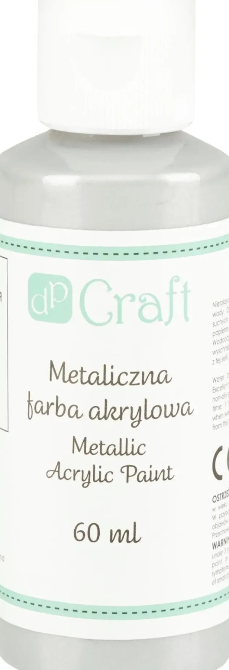 Dp Craft Askartelutarvikkeet>Akryylivari 60Ml Metallihopea 002