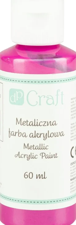 Dp Craft Askartelutarvikkeet<Akryylivari 60Ml Metallipunainen 003