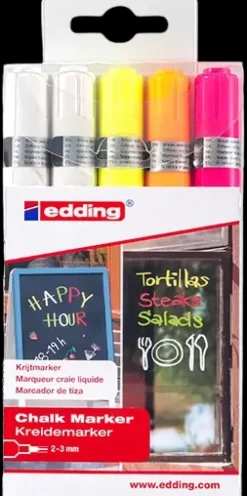 Edding Toimistotarvikkeet>Liitutaulukynasarja 4095 5 Kpl