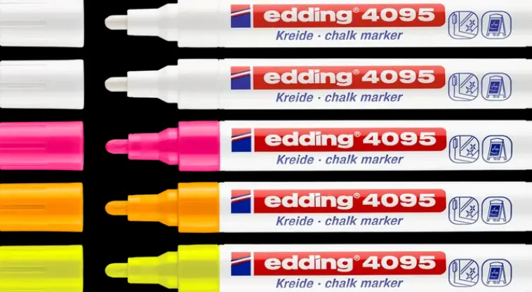 Edding Toimistotarvikkeet>Liitutaulukynasarja 4095 5 Kpl