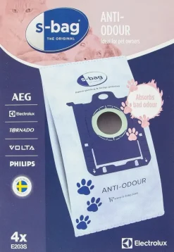 Electrolux Imurit Ja Tarvikkeet<Polypussi S-Bag Anti-Odour E203S 4 Kpl