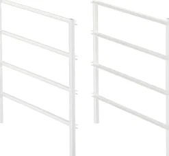 Elfa Säilytyskalusteet<Classic Liukukiskollinen Telinepaaty 4 Liukukiskolla 200413 Valkoinen