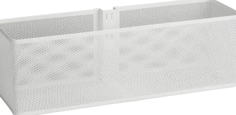 Elfa Säilytyskalusteet<Seinakori Mesh Suuri, Valkoinen 435X134X140 Mm