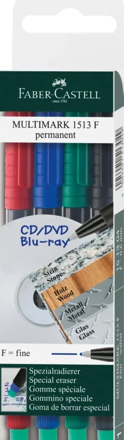 Faber-Castell Toimistotarvikkeet>Kalvokyna 4Kpl Spriiliukoinen