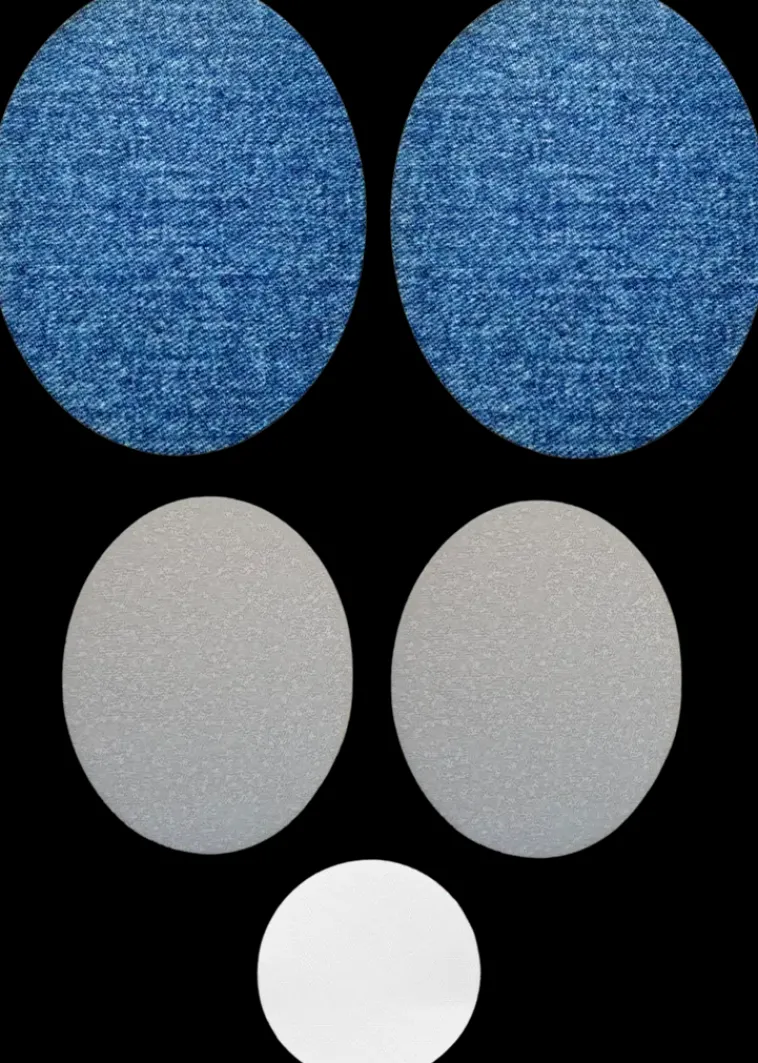 FabPatch Käsityötarvikkeet>Vaatelaastari, Arki - Helppo, Hankaamalla Kiinnittyva Tekstiilien Korjauspaikka