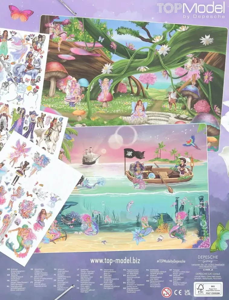TOPModel Askartelutarvikkeet>Fantasy Stickerworld