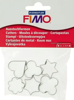 Nellen Askartelutarvikkeet<Fimo Muotit, 6 Kpl/ 1 Pkk