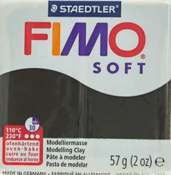 Fimo Askartelutarvikkeet<Soft Muovailumassa, Musta, 57G