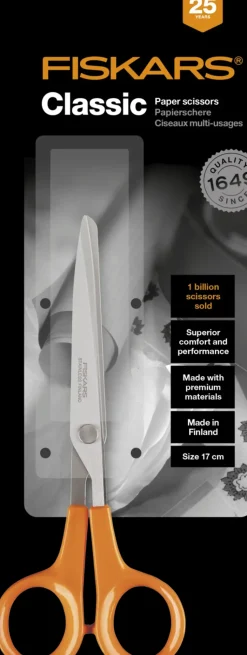 Fiskars Askartelutarvikkeet<Classic Paperisakset 17Cm