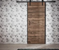 Habo Säilytyskalusteet<Ovi Easy 1000X2133X20 Manty/Musta Etuasennus