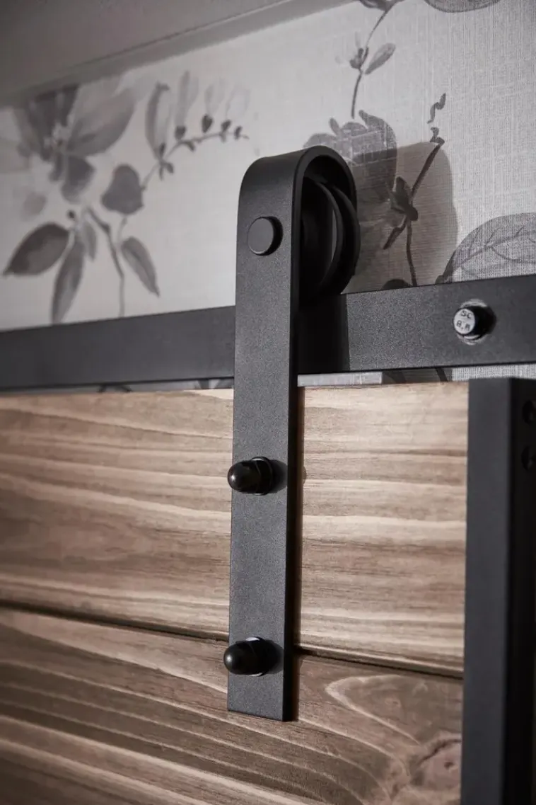 Habo Säilytyskalusteet<Ovi Easy 1000X2133X20 Manty/Musta Etuasennus