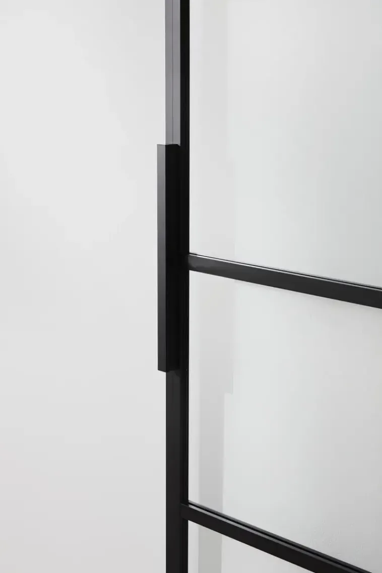 Habo Säilytyskalusteet<Ovi Square 900X2133X28 Musta /Lasi