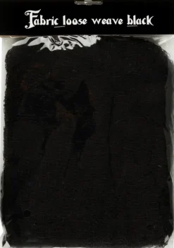 NNX Sesonkijuhlatarvikkeet>Halloween-Kangasverkko Musta