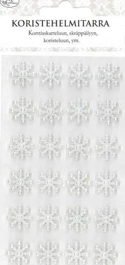 J.K. Primeco Askartelutarvikkeet>Helmitarra Lumihiutale