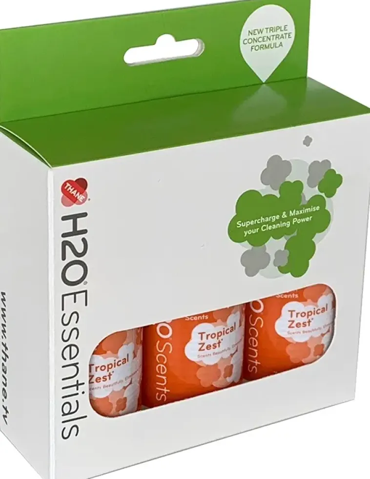 Tvins Ikkunapesurit, Lattianpesukoneet Ja Tarvikkeet<H2O Hoyrymopin Tuoksuaine - Tropical Zest 3 Kpl