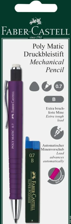 Faber-Castell Toimistotarvikkeet></noscript>Irtolyijykyna Poly Matic 0.7