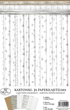 J.K. Primeco Askartelutarvikkeet>A4 Kartonkilajitelma Natu 5Ark/Pkt