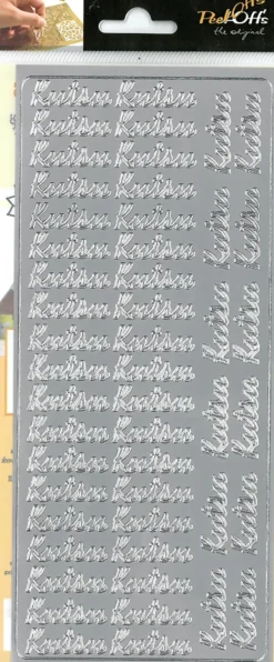 J.K. Primeco Askartelutarvikkeet>Aariviivatarra Kutsu Hopea