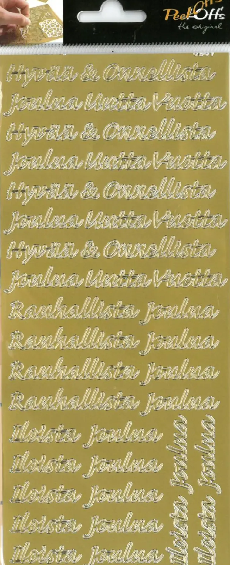 J.K. Primeco Askartelutarvikkeet<Aariviivatarra Joulu