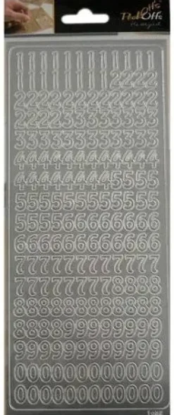 J.K. Primeco Askartelutarvikkeet>Aariviivatarra Numerot Hopea