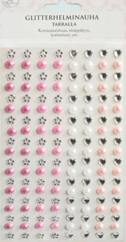 J.K. Primeco Askartelutarvikkeet<Glitterhelminauha Tarralla