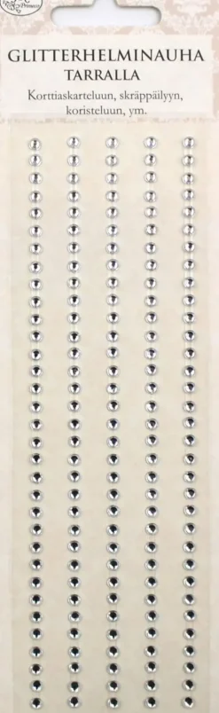 J.K. Primeco Askartelutarvikkeet>Glitterhelmitarranauha Kirkas