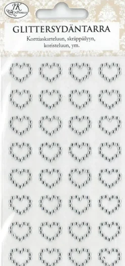 J.K. Primeco Askartelutarvikkeet<Glittersydantarra Kirkas
