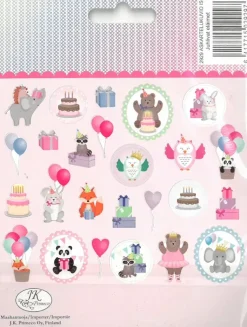 J.K. Primeco Askartelutarvikkeet<Isot Askartelukuviot Juhlivat Elaimet 25Kpl/Pkt