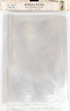 J.K. Primeco Askartelutarvikkeet<Kirkas Pussi 60 X 60 Cm 5 Kpl